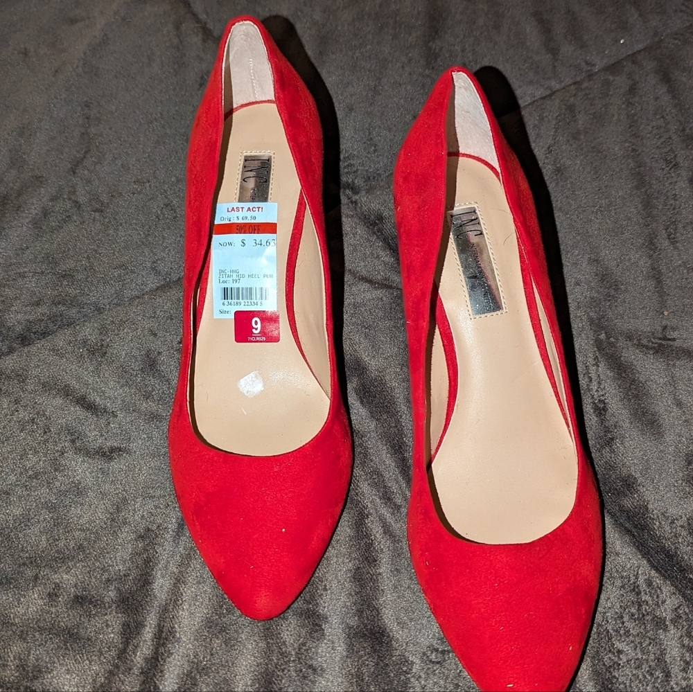 Woman's red heels